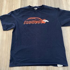 Vintage NFL Broncos Dark Blue Tee